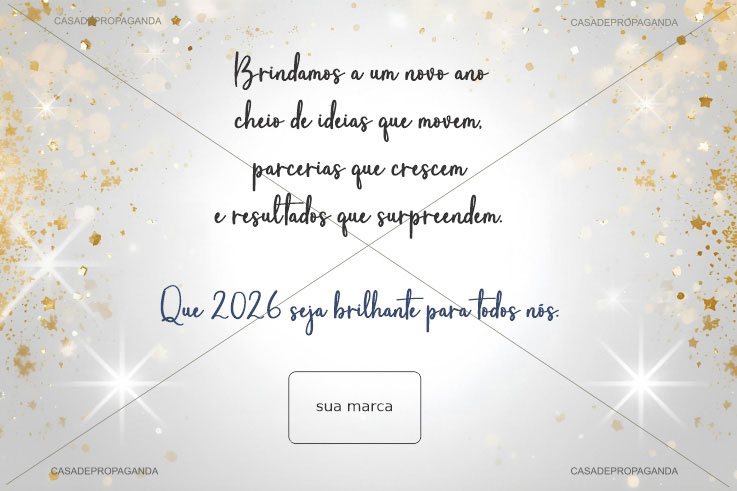 Cartão Ano Novo Ideias Empresas