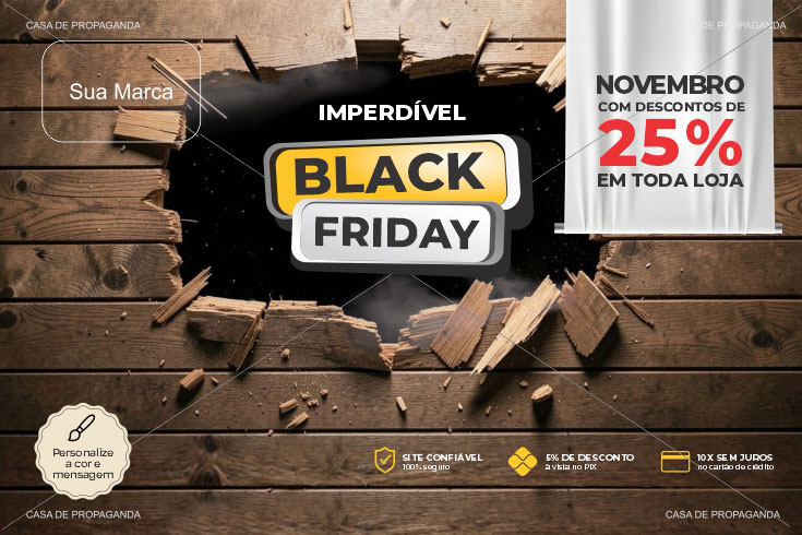 Cartão Promocional Black Friday Madeira