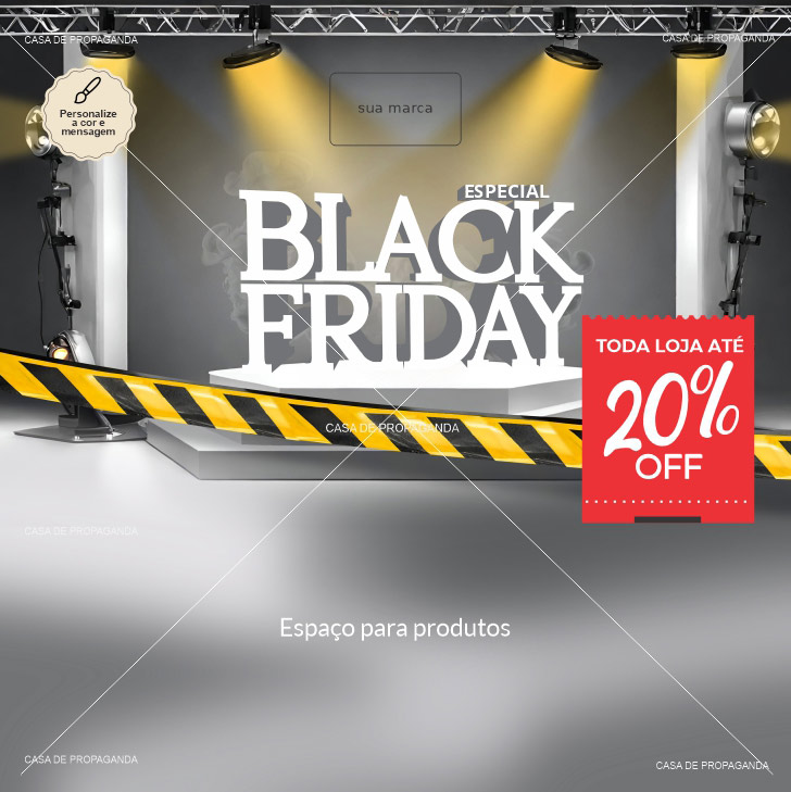 Arte Promocional Black Friday Extendida