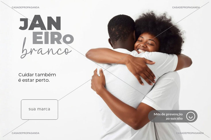 Cartão Empresas Prevenção Saúde Mental Janeiro Branco - Estar Perto