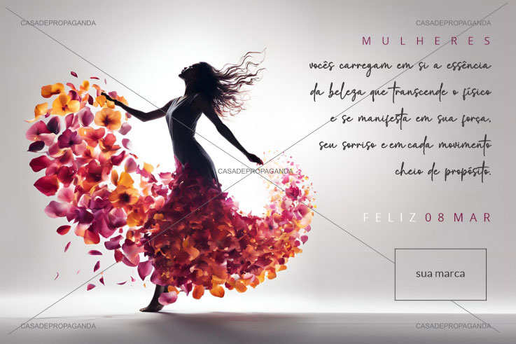 Cartão Movimento Dia das Mulheres Empresas