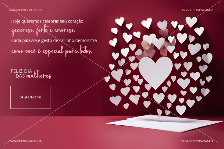 Cartão Natal Clientes Nuvem de Amor