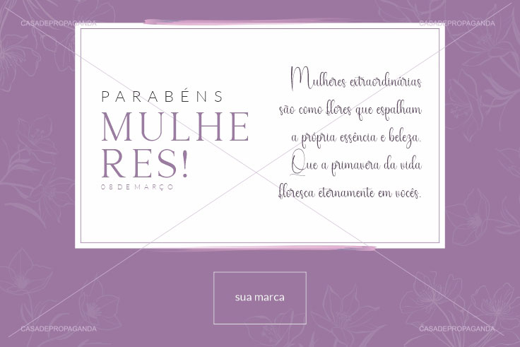 Cartão Pattern Dia das Mulheres Funcionárias