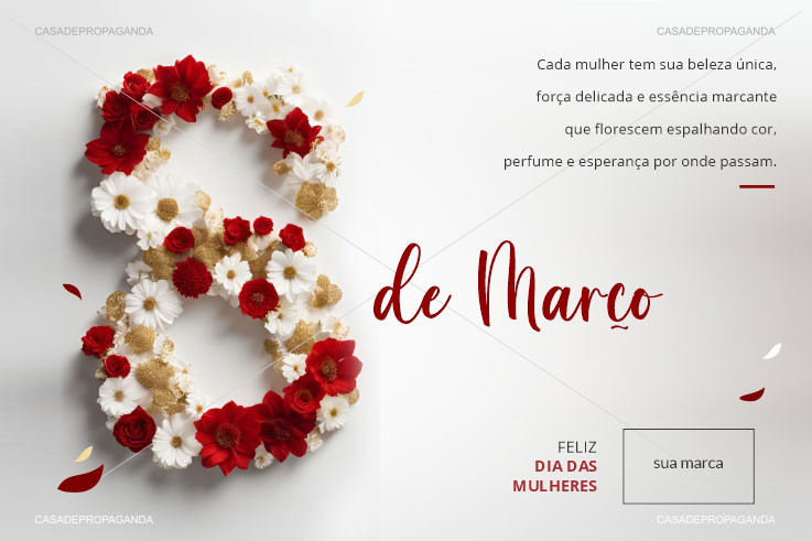 Cartão Perfume Dia das Mulheres