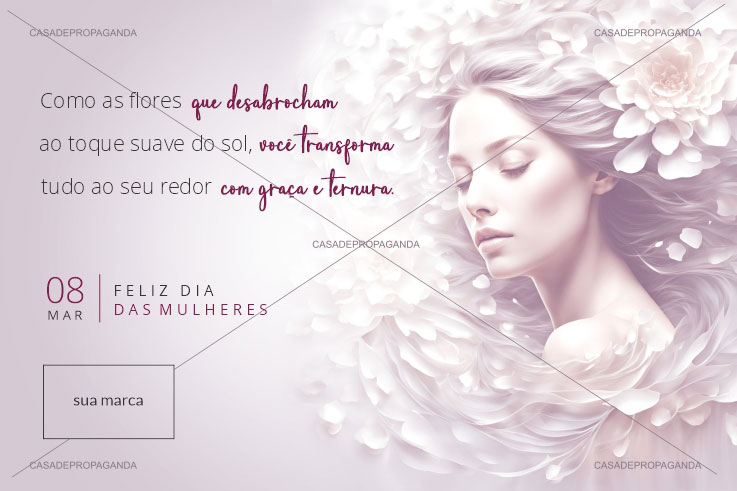 Cartão Suavidade Dia das Mulheres Empresas