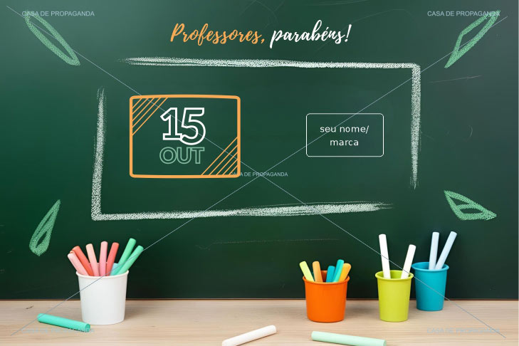 Cartão Dia do Professor