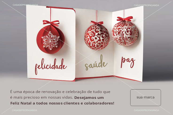 Cartão Celebração Natal Empresas