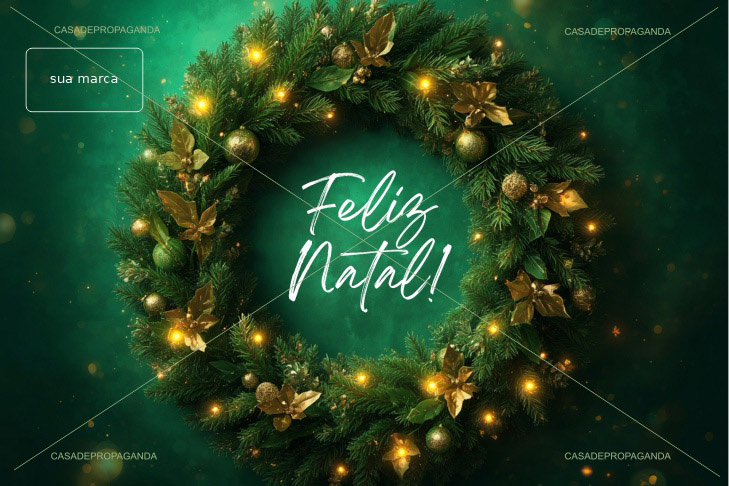 Cartão Feliz Natal Empresas