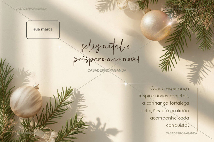Cartão Natal Parceria Empresas 