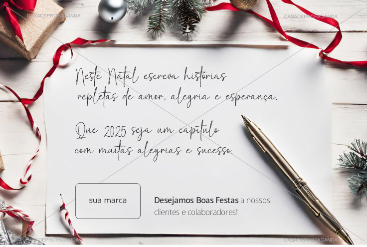 Cartão Postal Natal Empresas