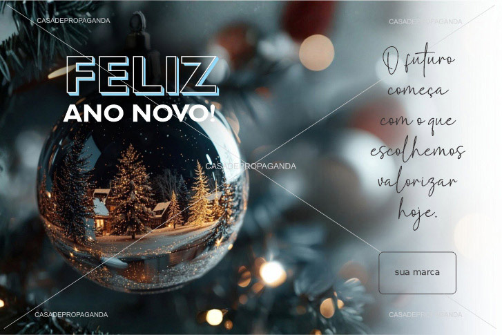 Cartão Natal Reflexos Empresas