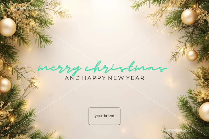 Happy New Year Card Corporate