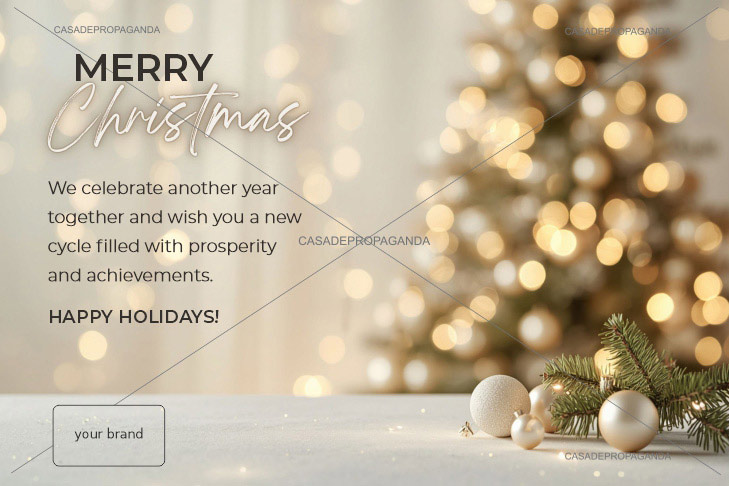 Merry Christmas Card Corporate