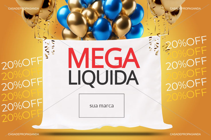 Cartão Promocional Mega Liquida